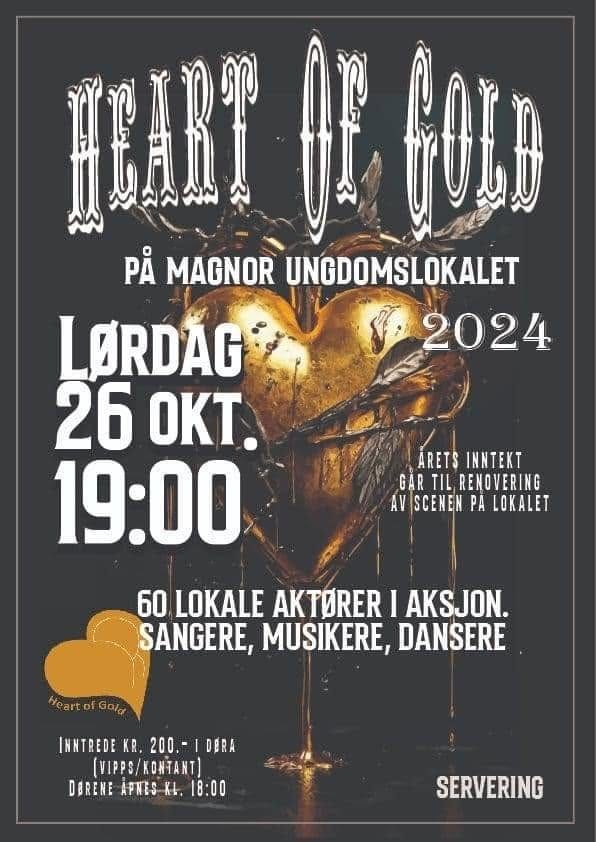 Plakaten for konserten 26. oktober 2024
