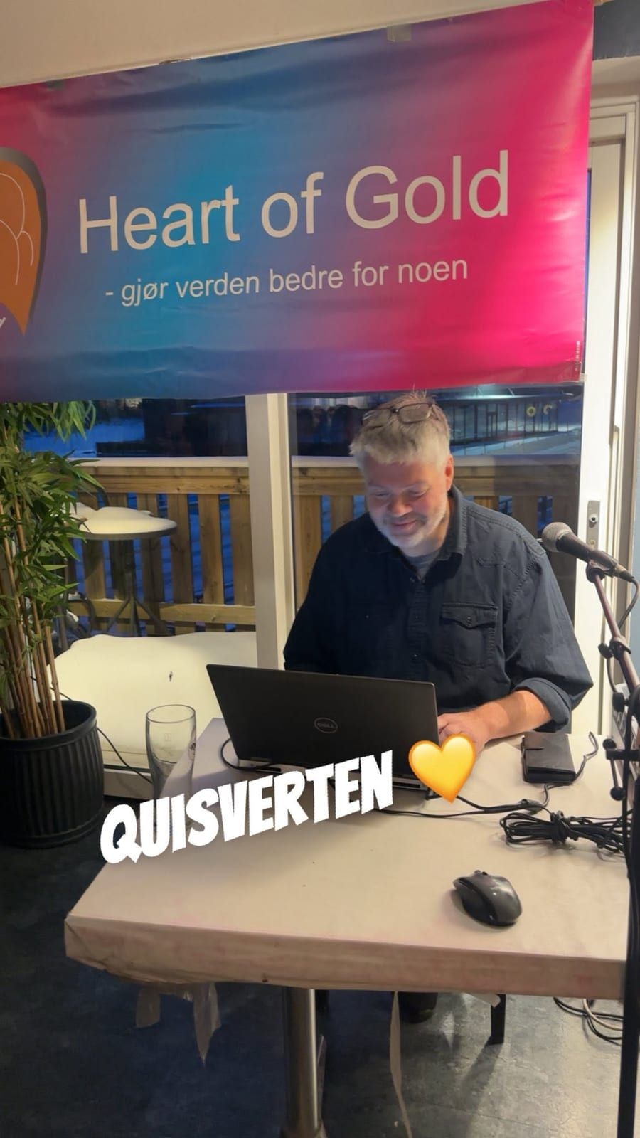 Quizverten i arbeid